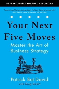 Cover Image of the Book Your Next Five Moves Master the Art of Business Strategy